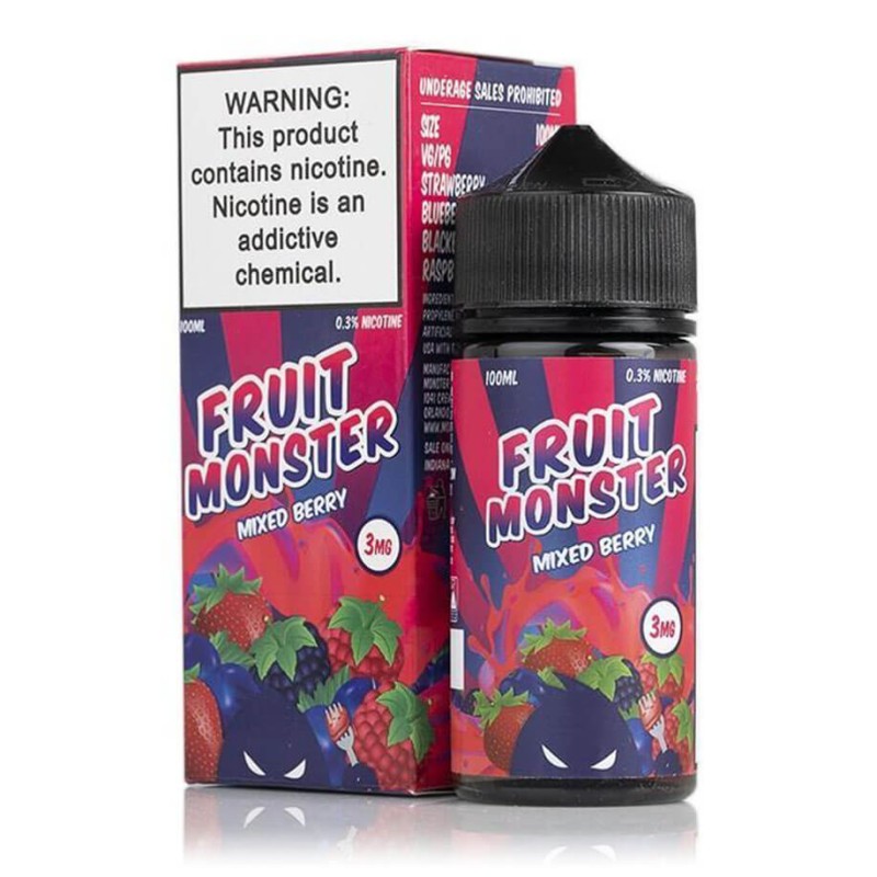 Fruit Monster Tobacco Free Nicotine E-Liquid by Monster Vape Labs