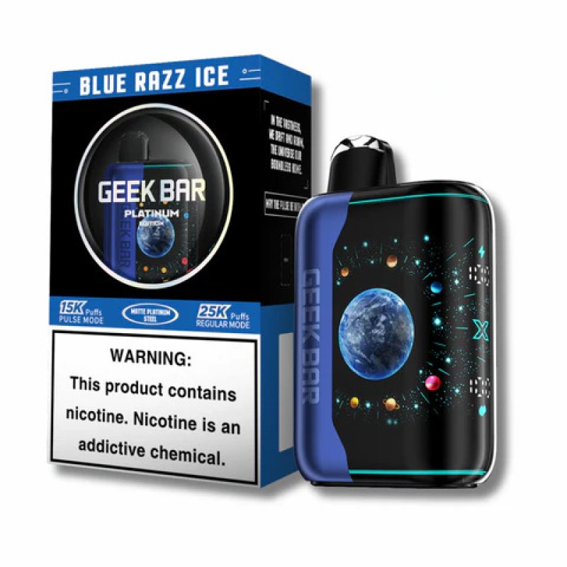 Geek Bar Pulse X 25K Puffs Disposable [Platinum Edition] (Box of 5)