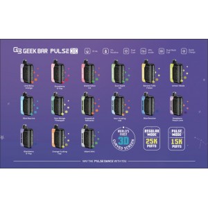 Geek Bar Pulse X 25K Puffs Disposable (Box of 5)