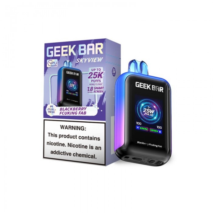 Geek Bar SKYVIEW 25000 Puffs Disposable (Box of 5)