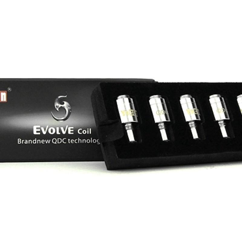 Evolve Plus Quartz Dual Replacement Coils by Yocan (5-Pcs Per Pack)