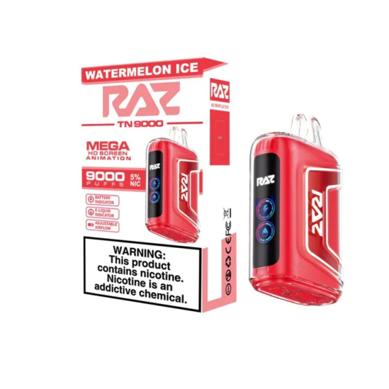 RAZ TN9000 Disposable Vape 9000 Puffs (Box of 5)