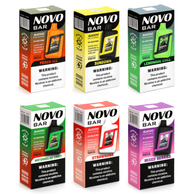 SMOK Novo Bar AL6000 Disposable (Box of 5)