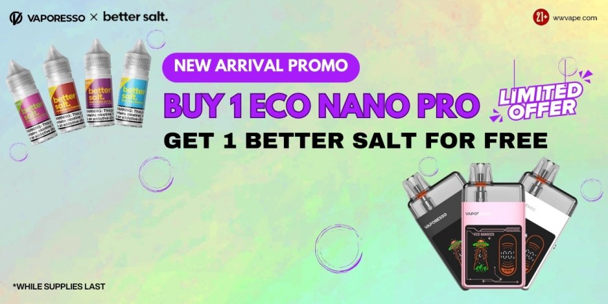 Vaporesso X Better Salt Promo