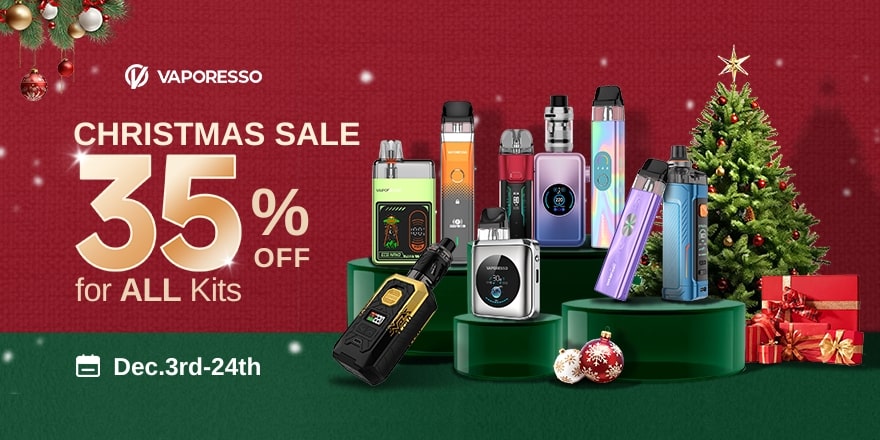 Vaporesso Christmas Sale, 35% Off ALL Kits