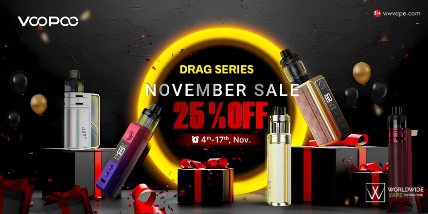 Voopoo November Sale 25% OFF