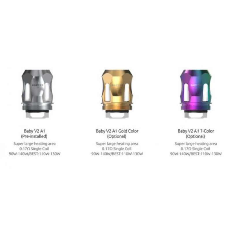 TFV8 Baby V2 Replacement Coils by Smok (3-Pcs Per Pack)