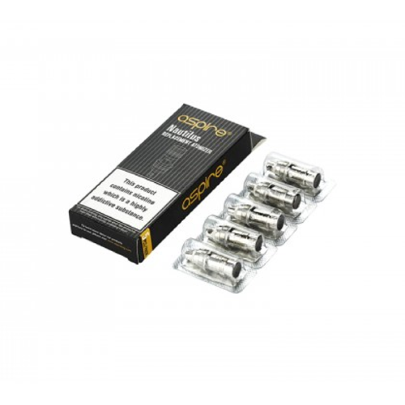 Nautilus 2 Replacement Coils by Aspire (5-Pcs Per Pack)