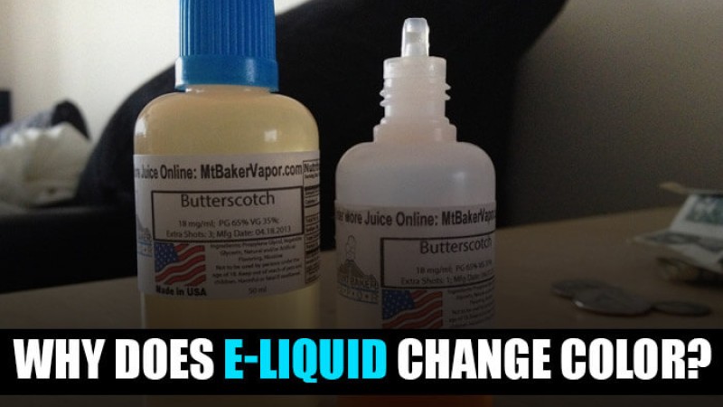 Why Does E-Liquid Change Color?